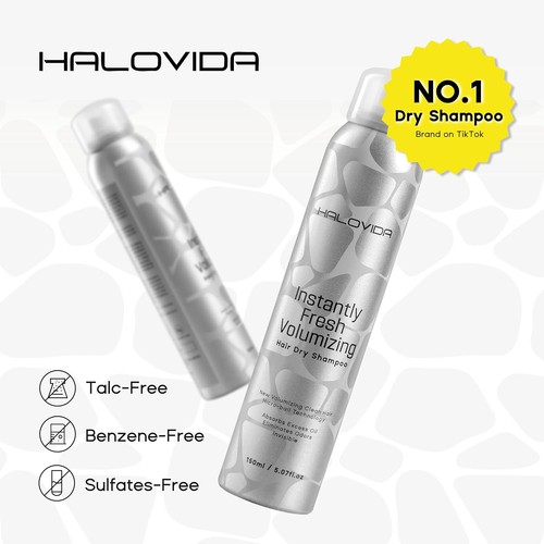 Halovida dry shampoo 150ml oil - halovida,