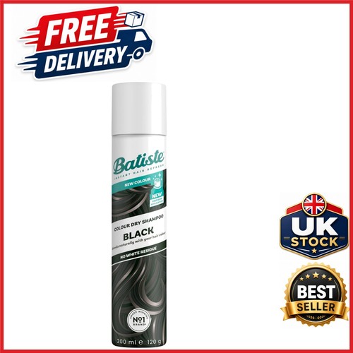200ml black dry shampoo - black, with