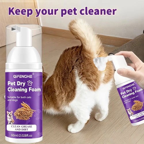 Pet dry shampoo for dogs - dry,
